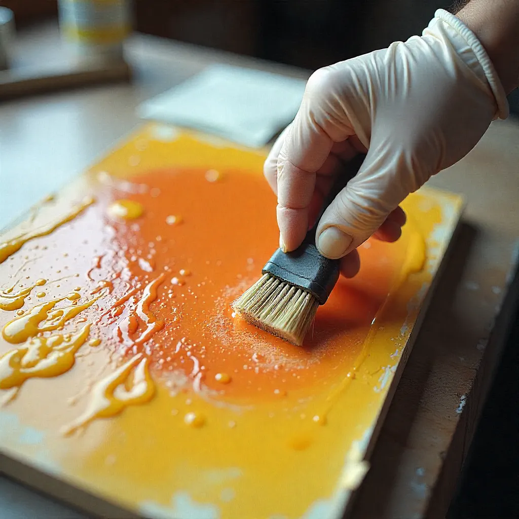 Acrylic painting care